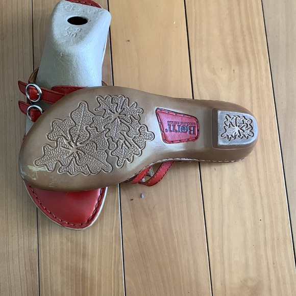 Born hand crafted footwear sandals size 8 copper red - Picture 2 of 6